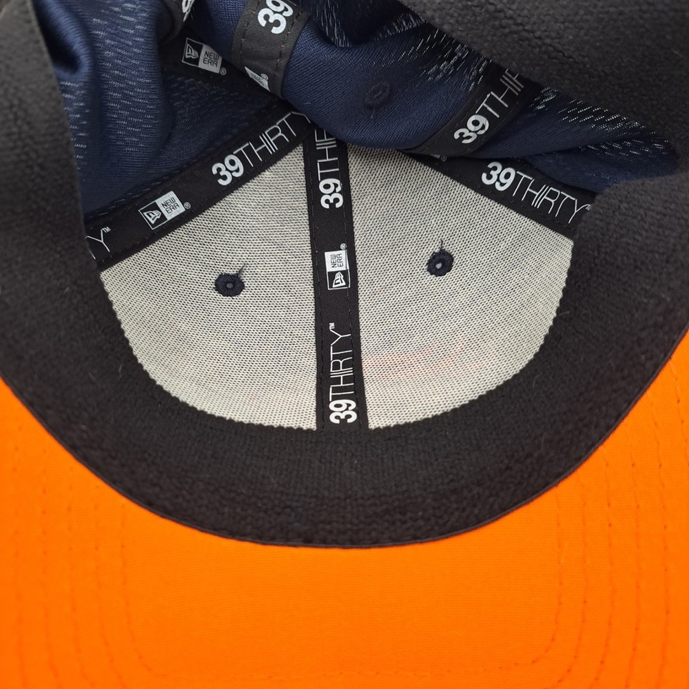 New Era Denver Broncos 39Thirty Blue Cap Hat 100 Season M/L - Picture 8 of 9